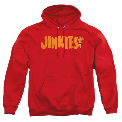 Scooby Doo Jinkies Mens Hoodie Red