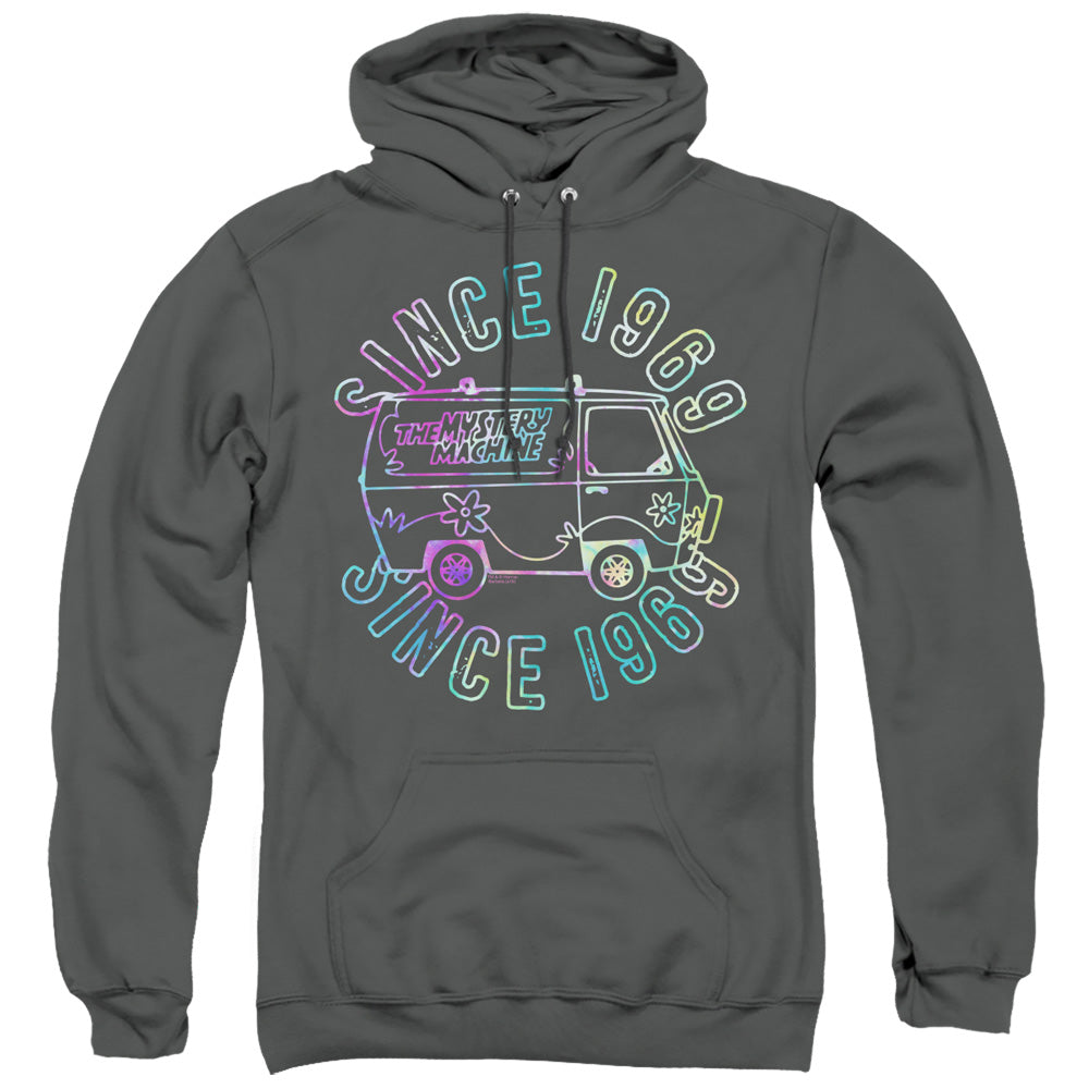 Scooby Doo Groovin 69 Mens Hoodie Charcoal