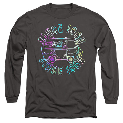 Scooby Doo Groovin 69 Mens Long Sleeve Shirt Charcoal Officially Licensed