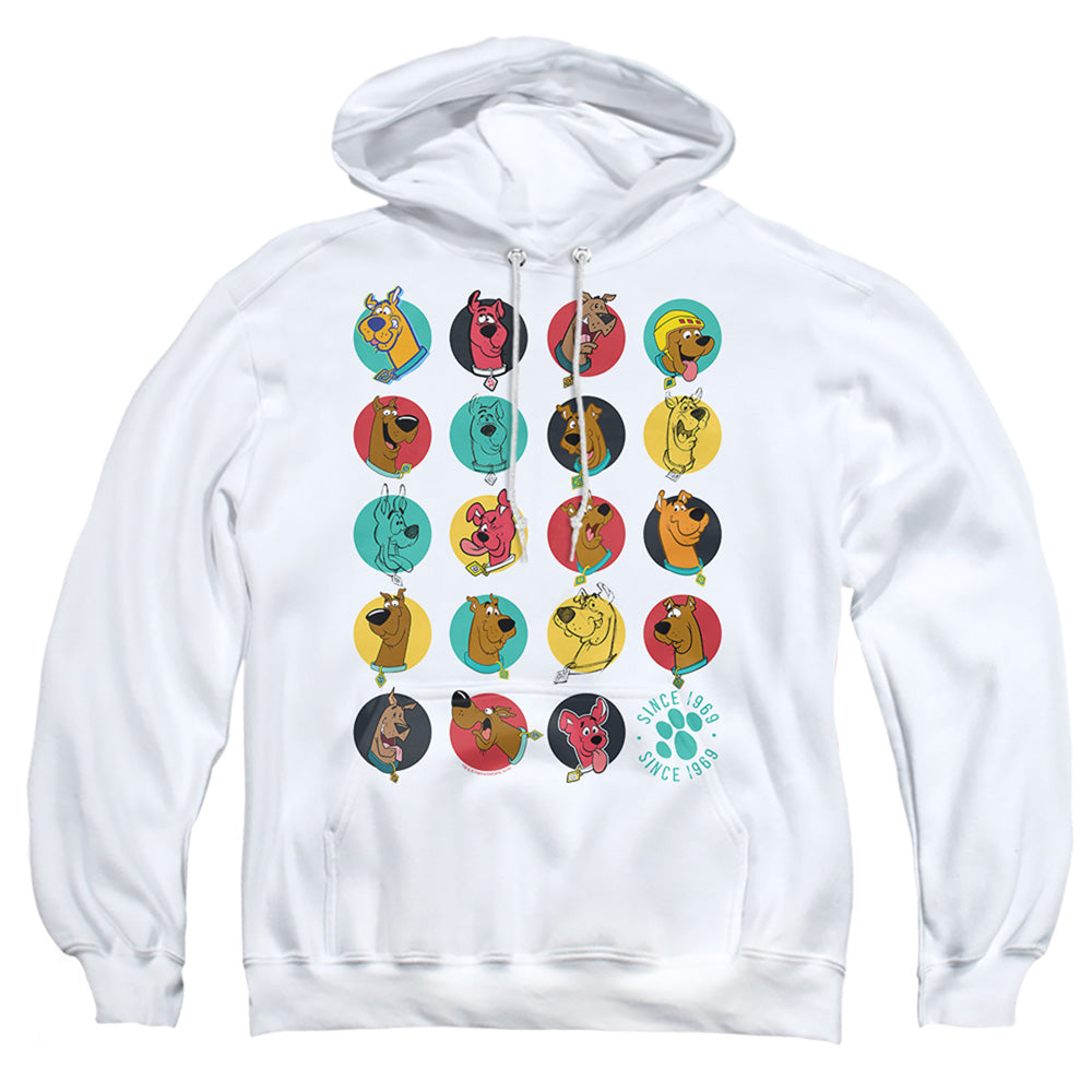 Scooby Doo Zoinks Repeat Mens Hoodie White