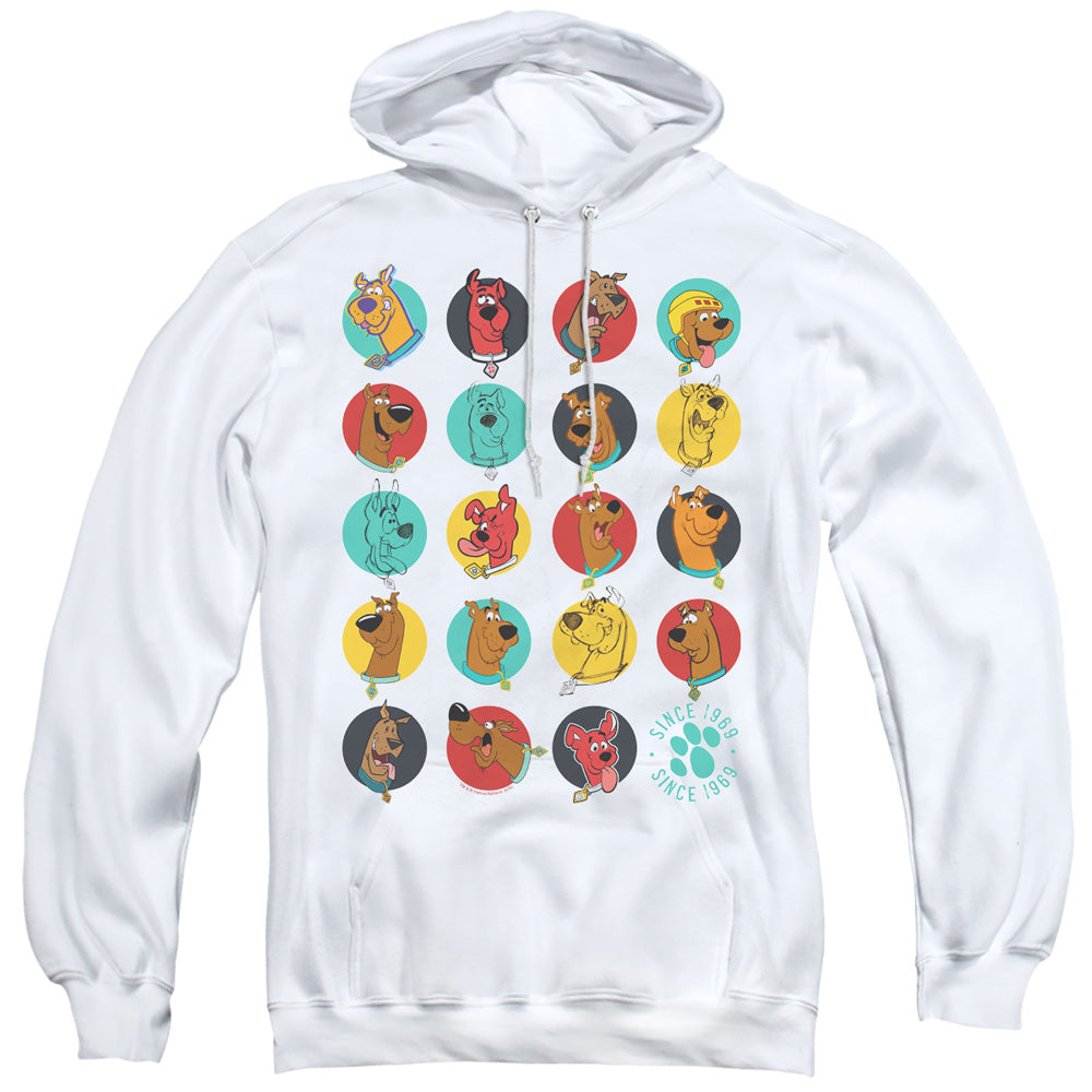 Scooby Doo Zoinks Repeat Mens Hoodie White