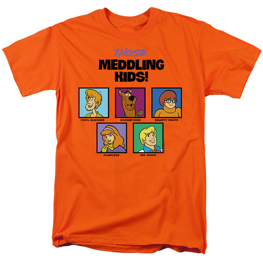 Scooby Doo! Those Meddling Kids! Mens T Shirt Orange