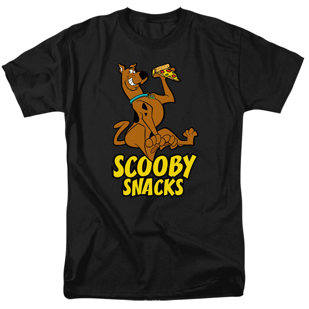 Scooby Doo! Scooby Snacks Pizza! Mens T Shirt Black