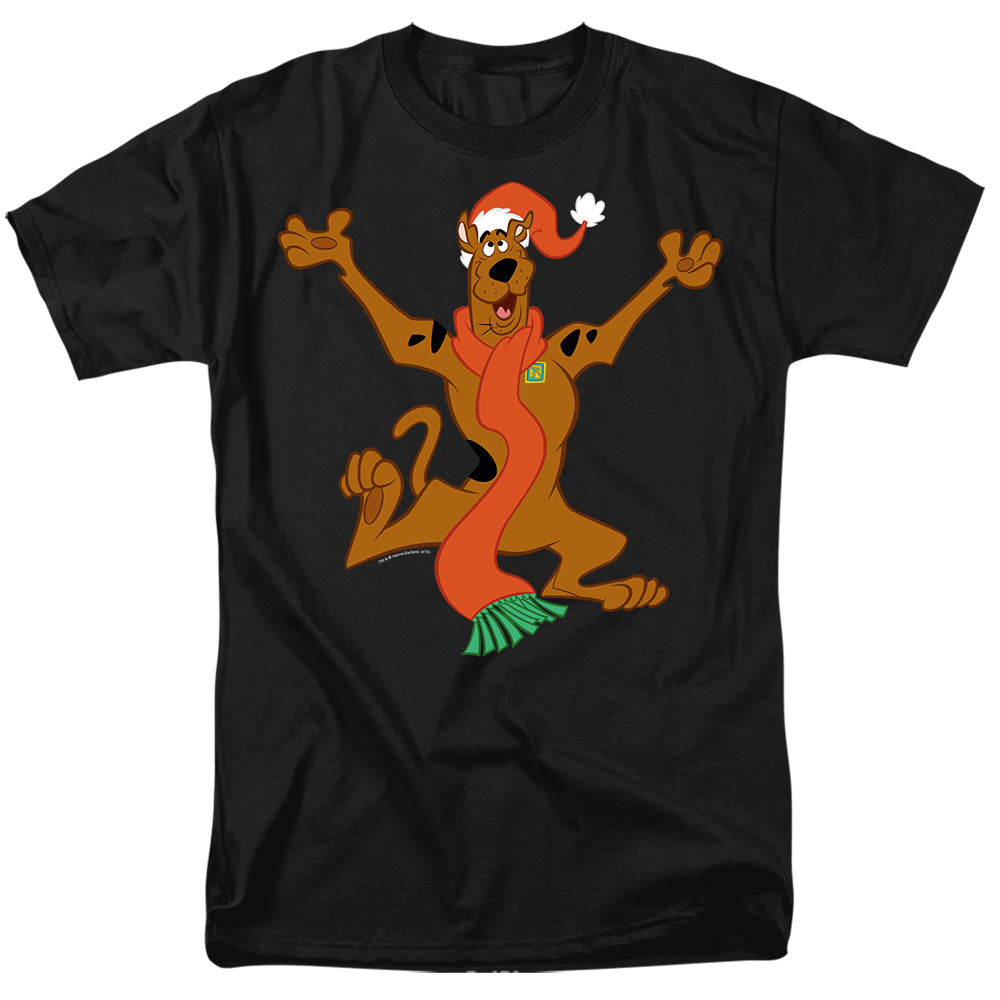 Scooby Doo! Christmas Hugs Mens T Shirt Black