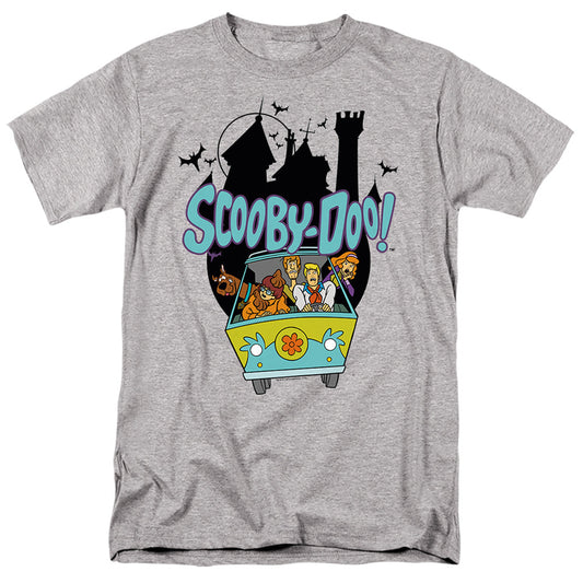 Scooby Doo! Drive! Mystery Machine Mens T Shirt Athletic Heather