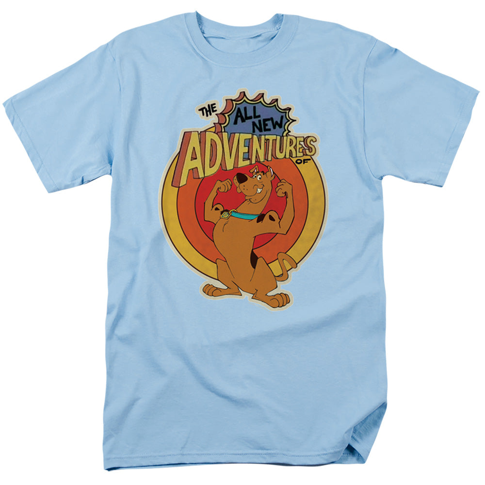 Scooby Doo! All New Adventures Mens T Shirt Light Blue