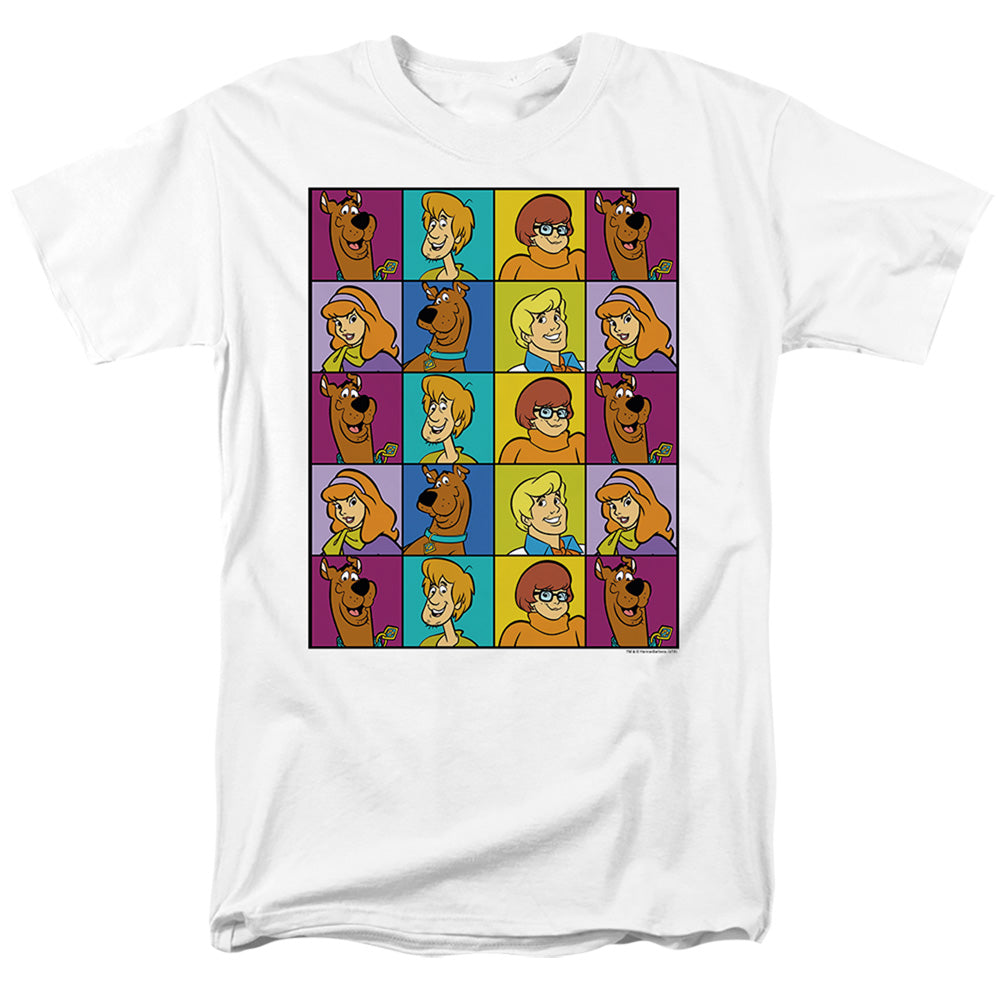 Scooby Doo! Meddling Squares Mens T Shirt White