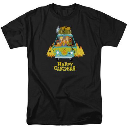 Scooby Doo! Happy Campers Mens T Shirt Black
