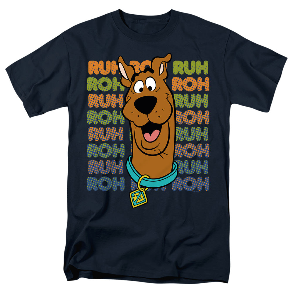 Scooby Doo! Ruh-Roh Repeat Mens T Shirt Navy