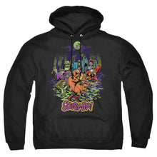 Load image into Gallery viewer, Scooby-Doo And Shaggy Chased By Monsters Mens Hoodie Black
