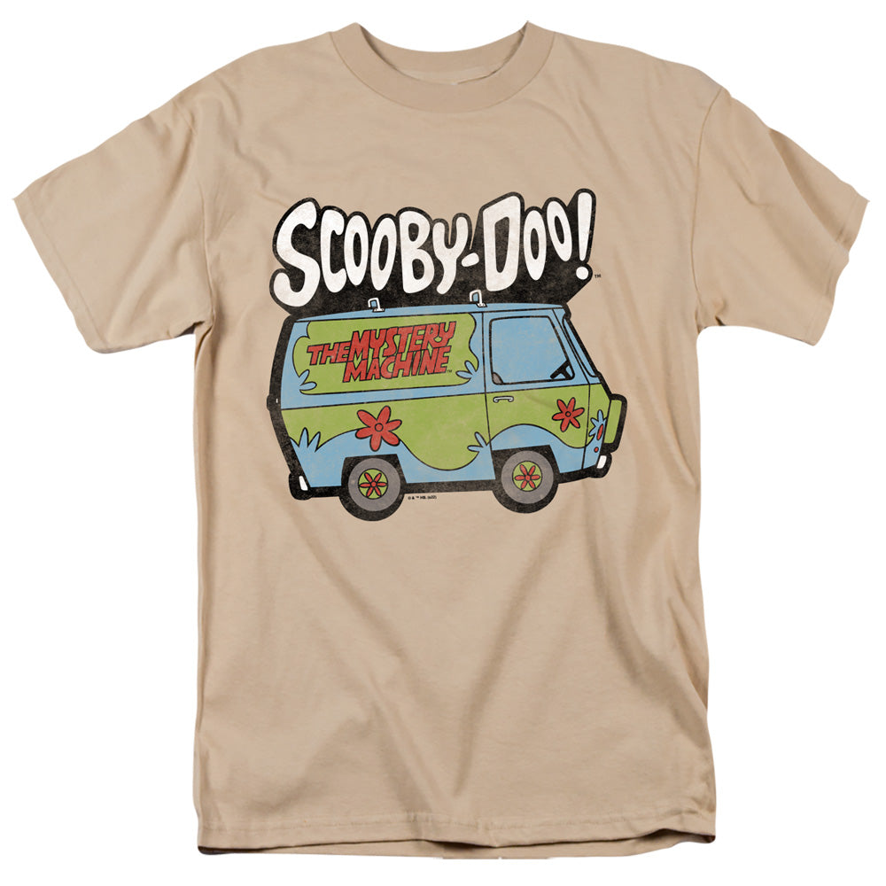 Scooby Doo! Mystery Machine 2 Mens T Shirt Sand