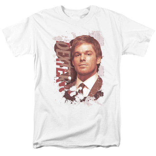 Dexter Splatter Mens T Shirt White