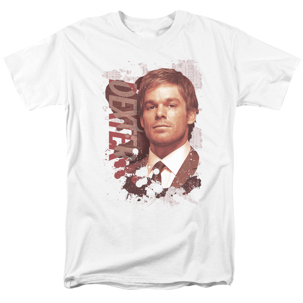Dexter Splatter Mens T Shirt White