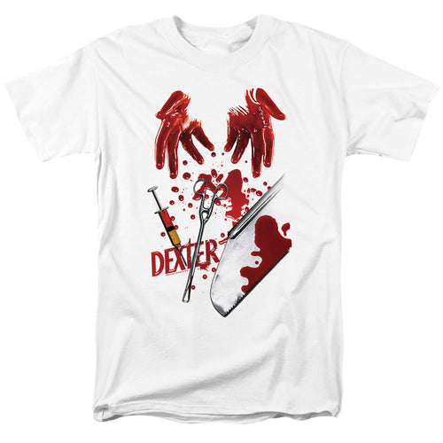Dexter Tools Of The Trade Mens T Shirt White