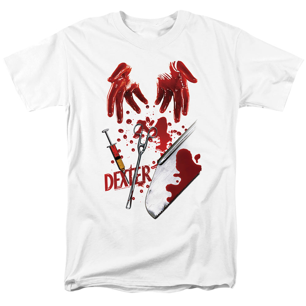 Dexter Tools Of The Trade Mens T Shirt White