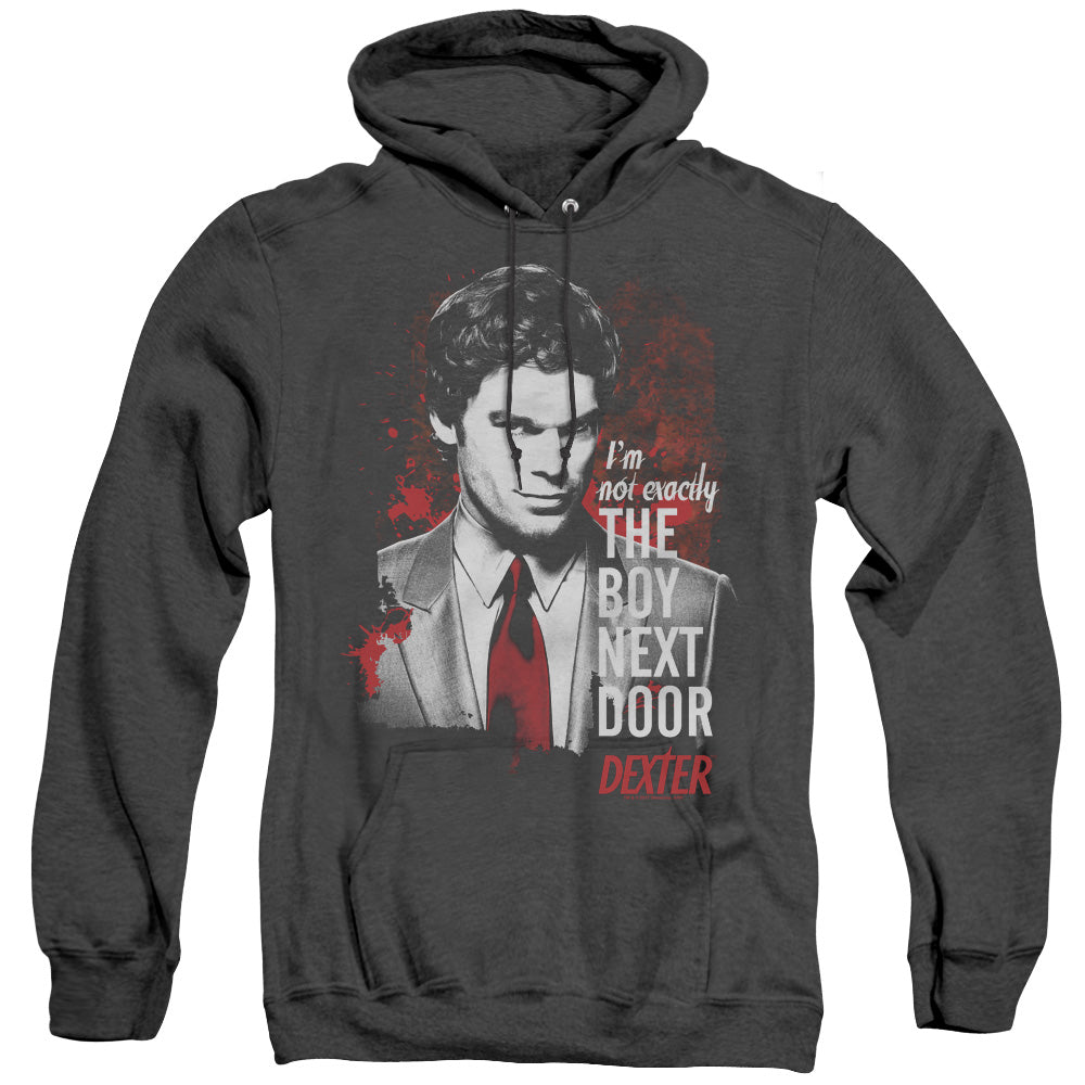 Dexter Boy Next Door Heather Mens Hoodie Black