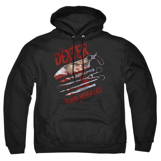 Dexter Blood Never Lies Mens Hoodie Black