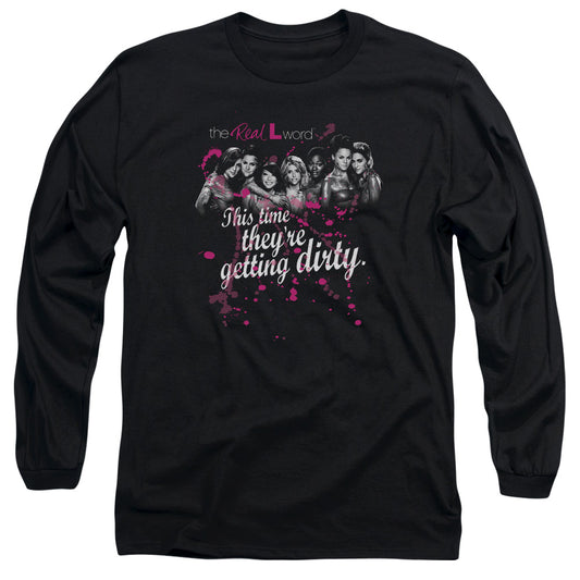 The Real L Word Dirty Mens Long Sleeve Shirt Black Officially Licensed