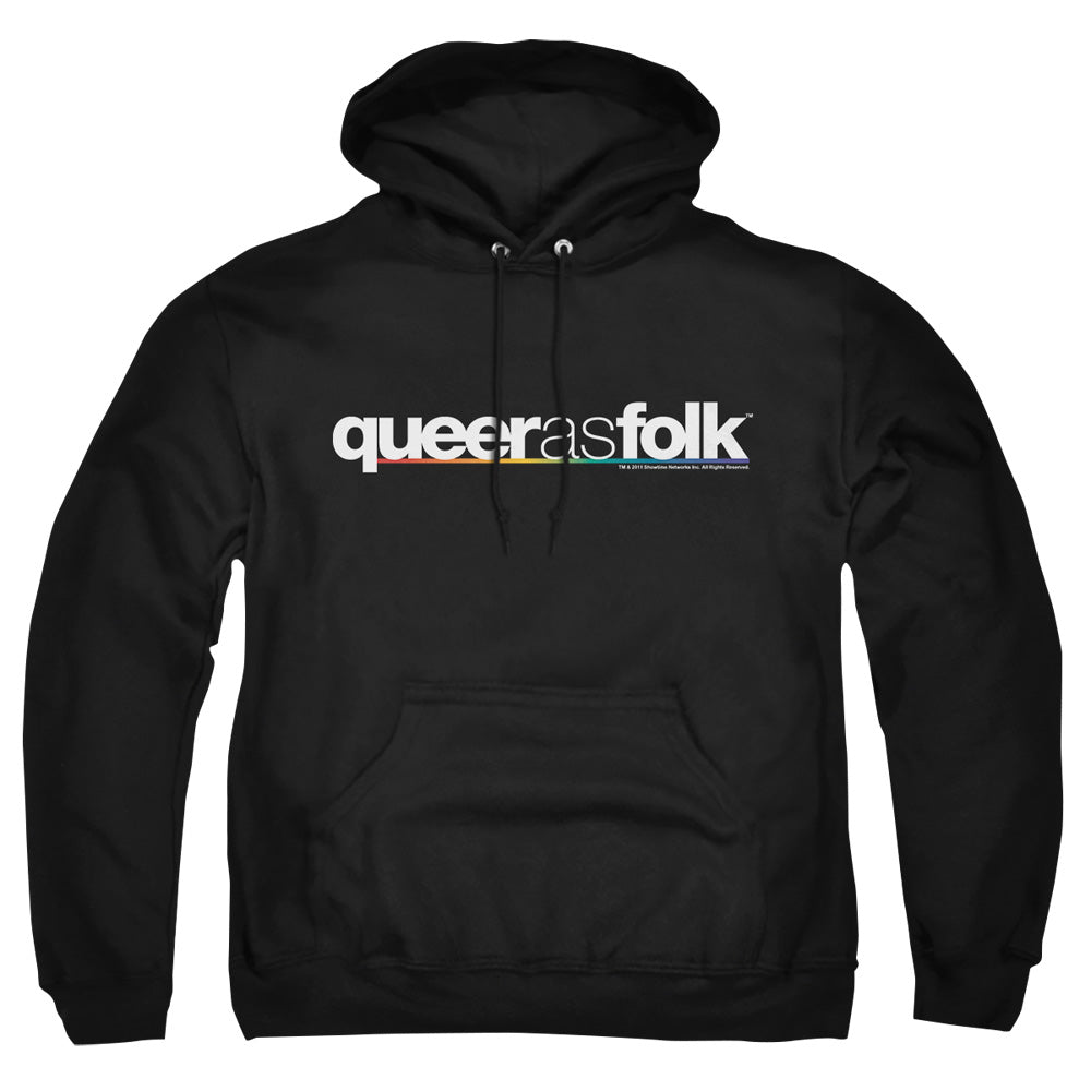 Queer As Folk Logo Mens Hoodie Black