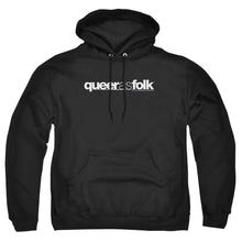 Load image into Gallery viewer, Queer As Folk Logo Mens Hoodie Black
