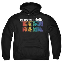 Load image into Gallery viewer, Queer As Folk Cast Mens Hoodie Black
