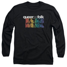 Load image into Gallery viewer, Queer As Folk Cast Mens Long Sleeve Shirt Black Officially Licensed

