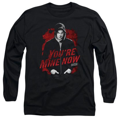 Dexter Dark Passenger Mens Long Sleeve Shirt Black Officially Licensed