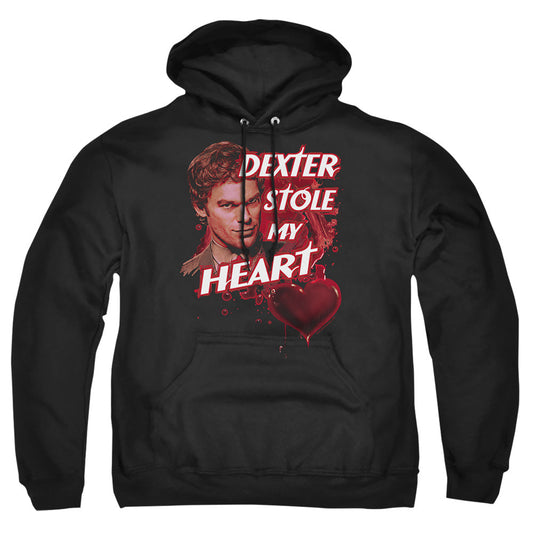Dexter Bloody Heart Mens Hoodie Black