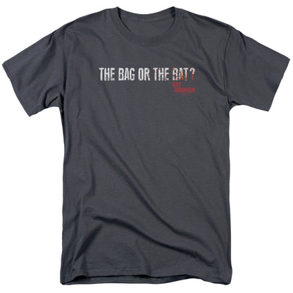 Ray Donovan Bag Or Bat Mens T Shirt Charcoal