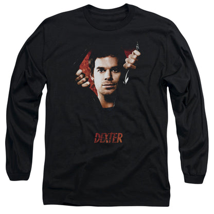 Dexter Body Bad Mens Long Sleeve Shirt Black Officially Licensed