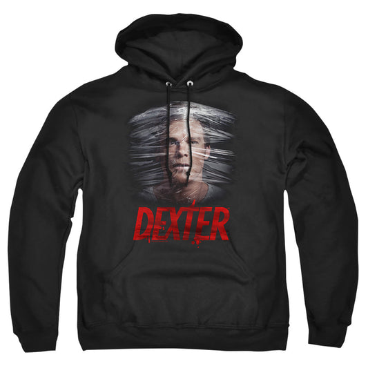 Dexter Plastic Wrap Mens Hoodie Black