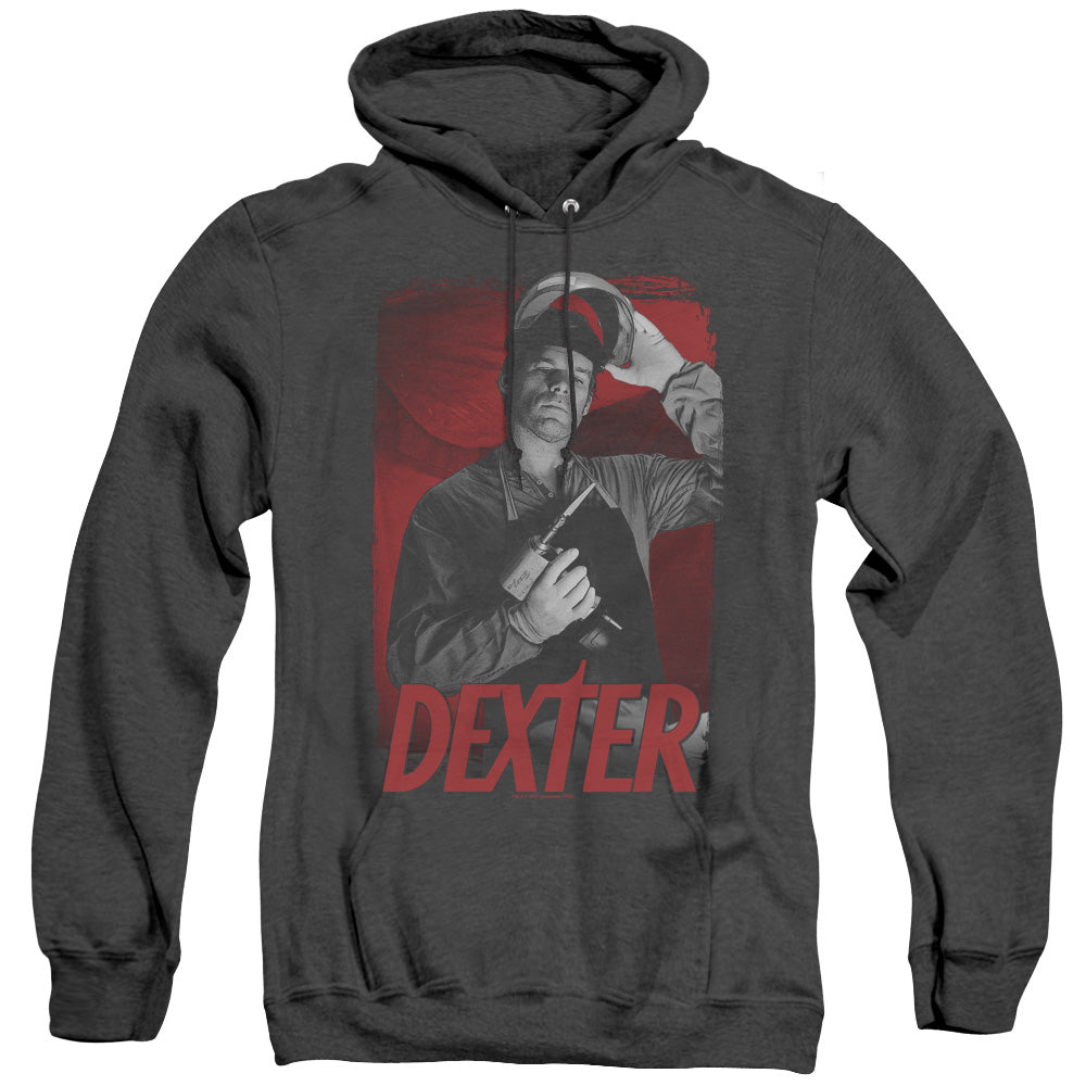 Dexter See Saw Heather Mens Hoodie Black