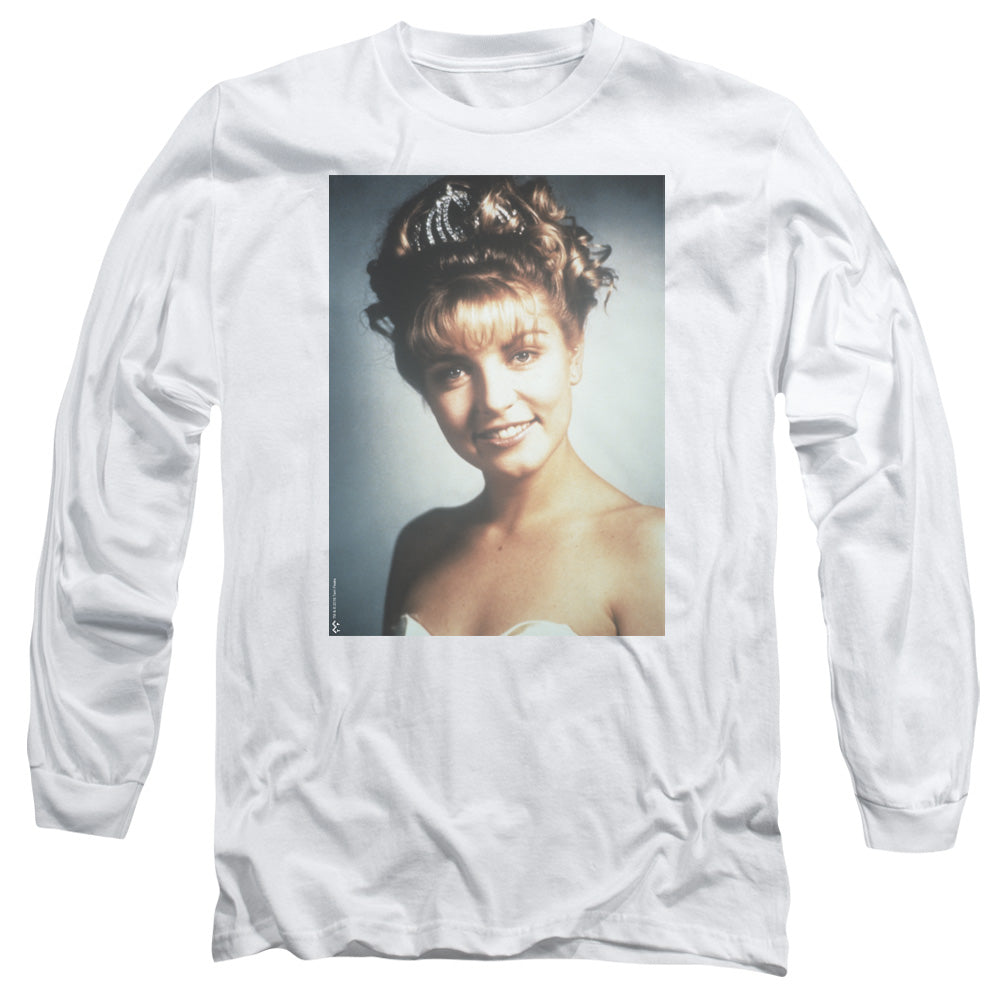 Twin Peaks Laura Palmer Mens Long Sleeve Shirt White Officially Licensed