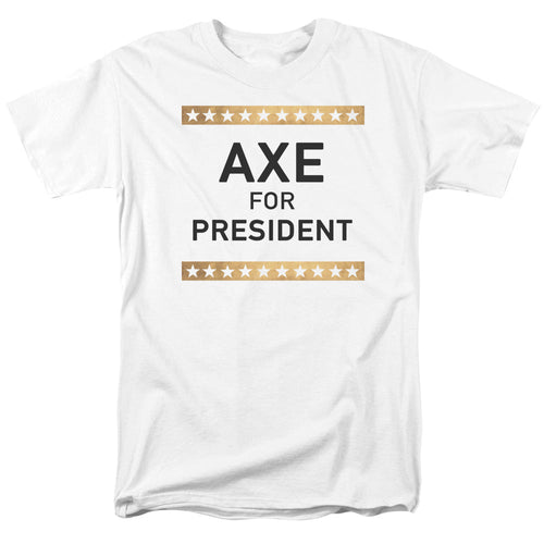 Billions Axe For President Mens T Shirt White