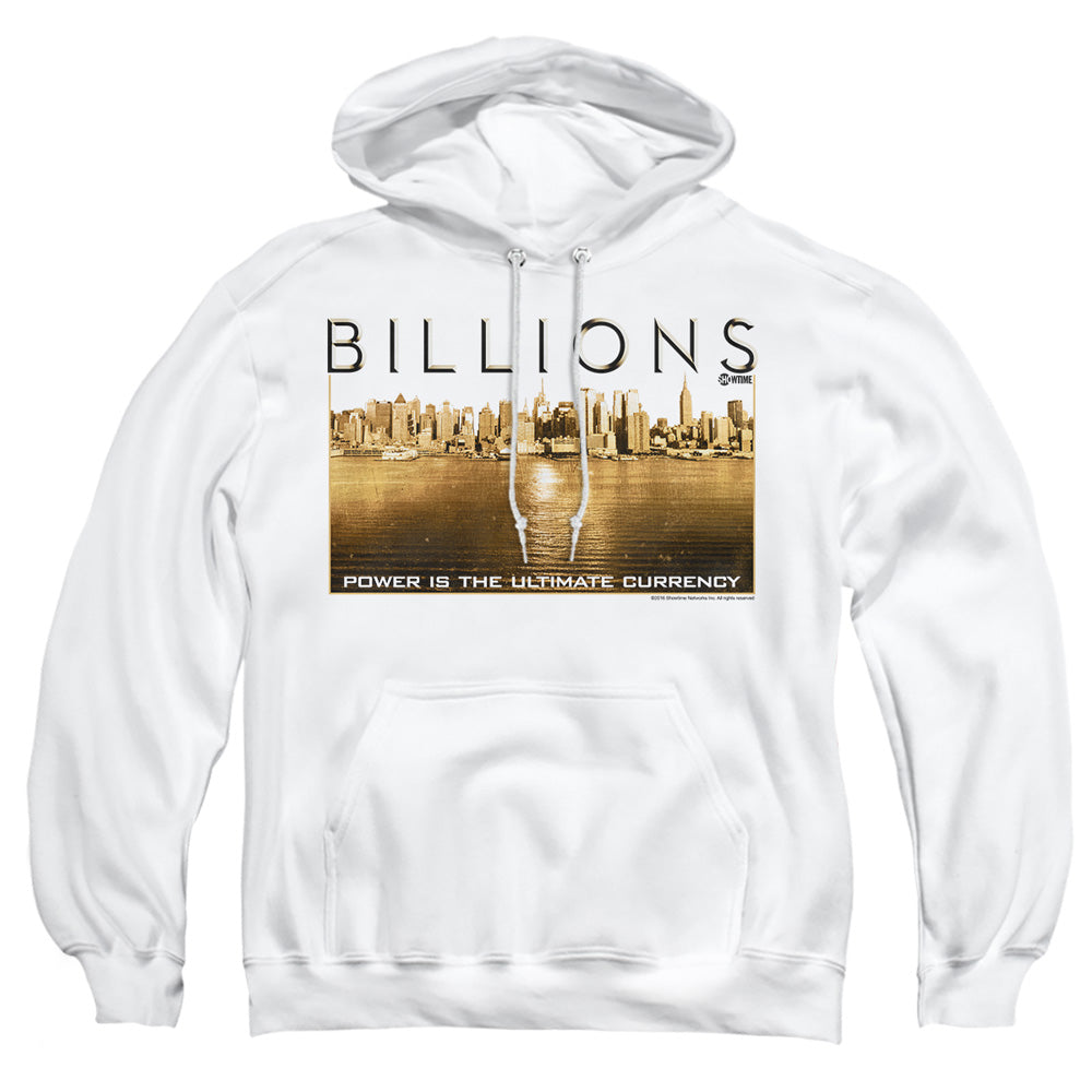 Billions Golden City Mens Hoodie White