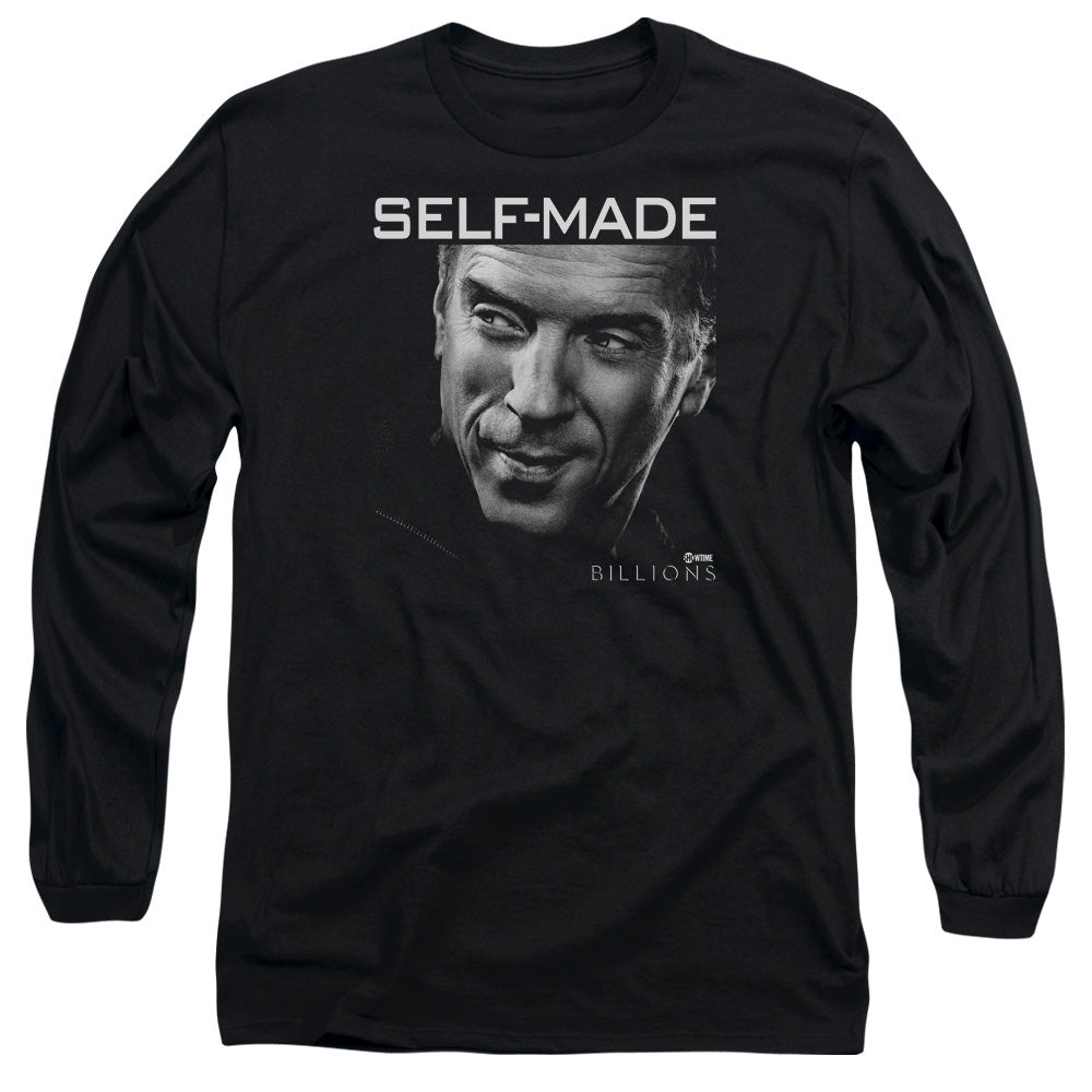Billions Self Made Mens Long Sleeve Shirt Black Officially Licensed