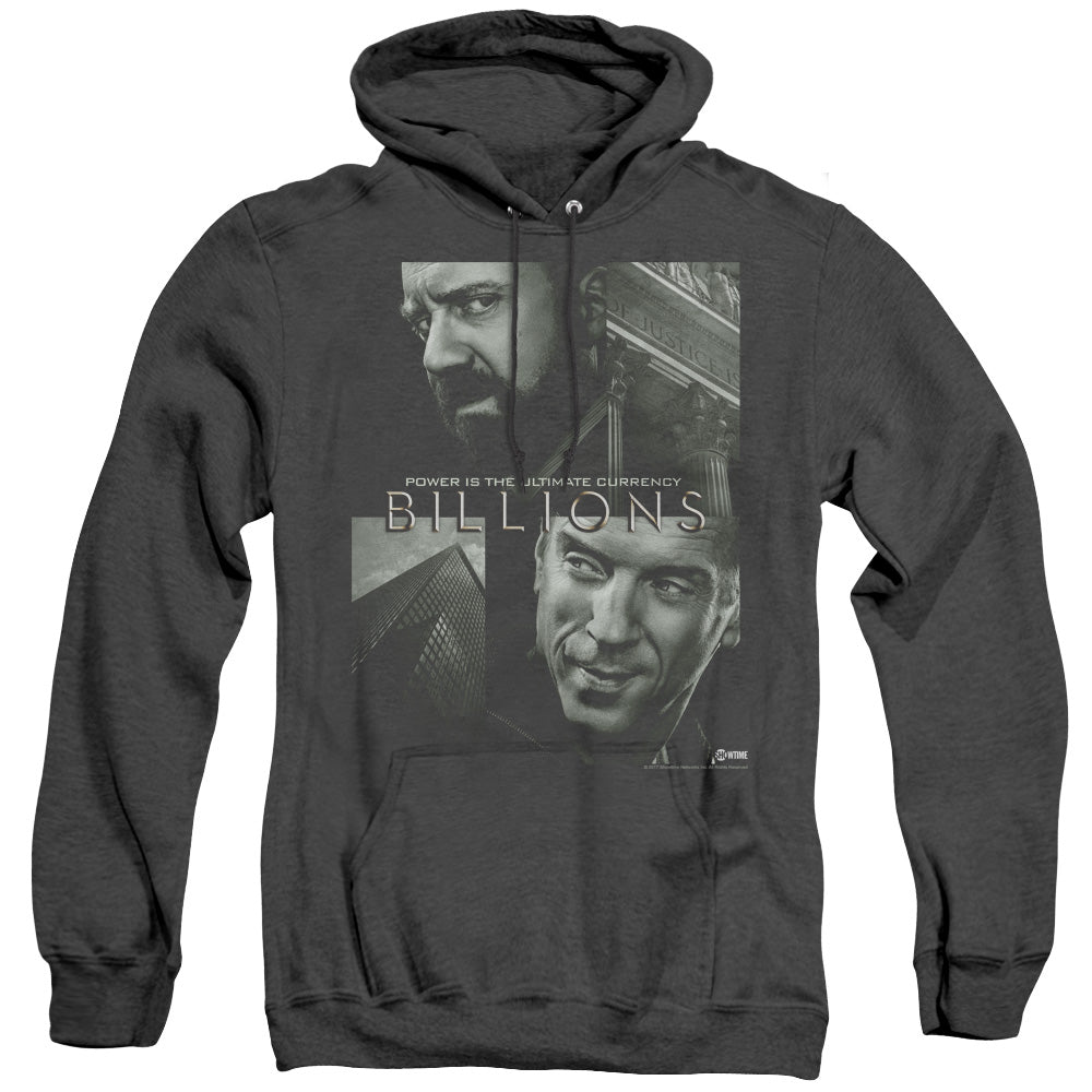 Billions Currency Poster Heather Mens Hoodie Black