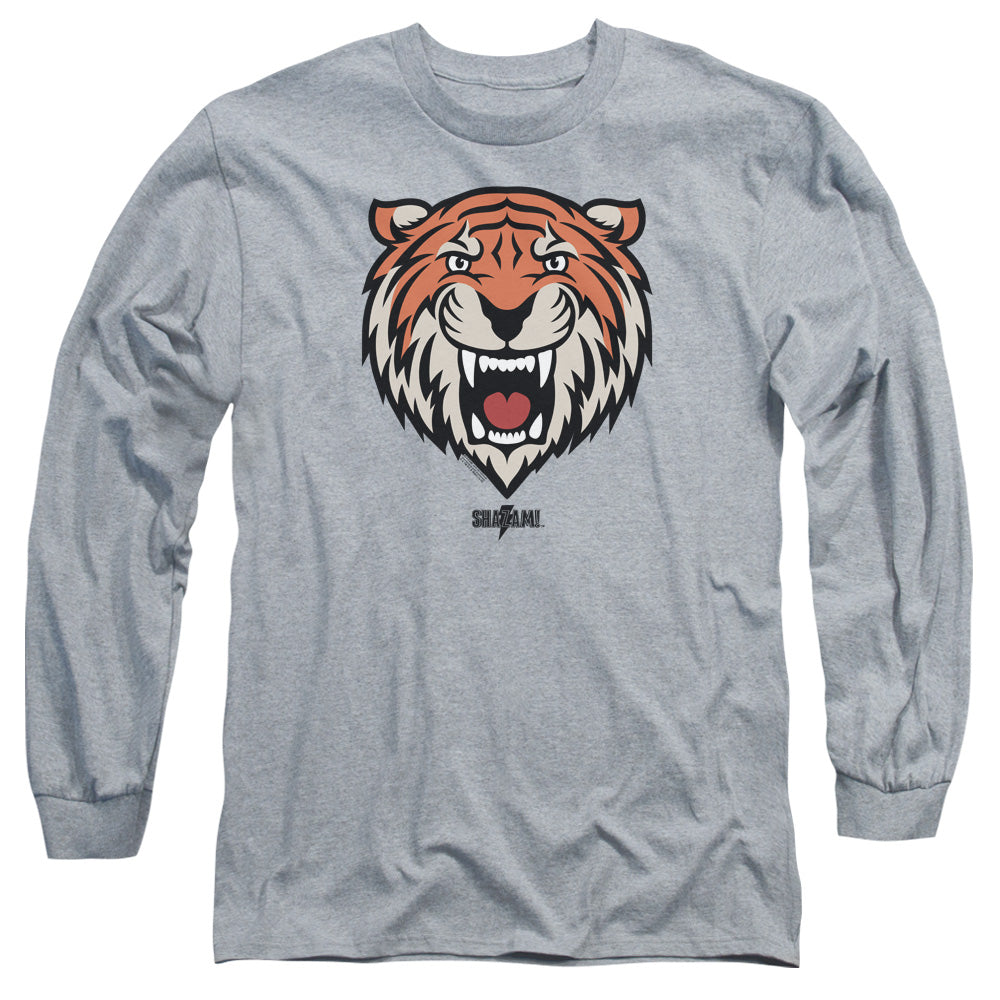 Shazam Movie Tawky Tawny Mens Long Sleeve Shirt Athletic Heather Officially Licensed