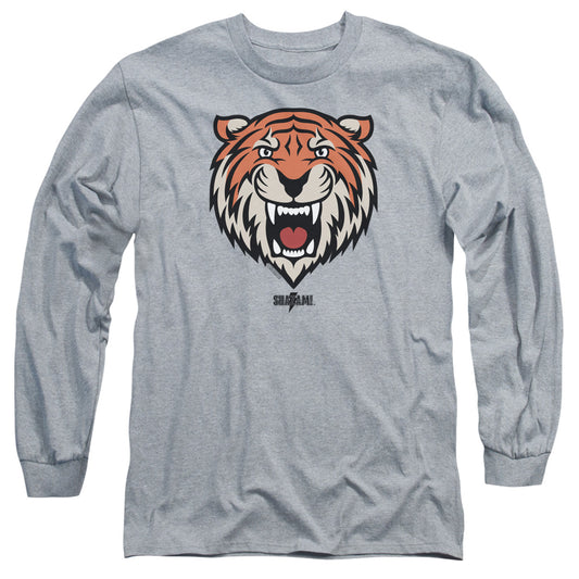 Shazam Movie Tawky Tawny Mens Long Sleeve Shirt Athletic Heather Officially Licensed