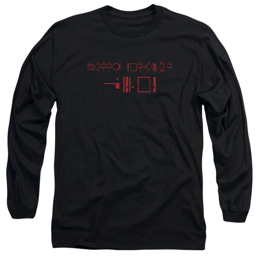 Superman Kneel Before Zod Mens Long Sleeve Shirt Black Officially Licensed