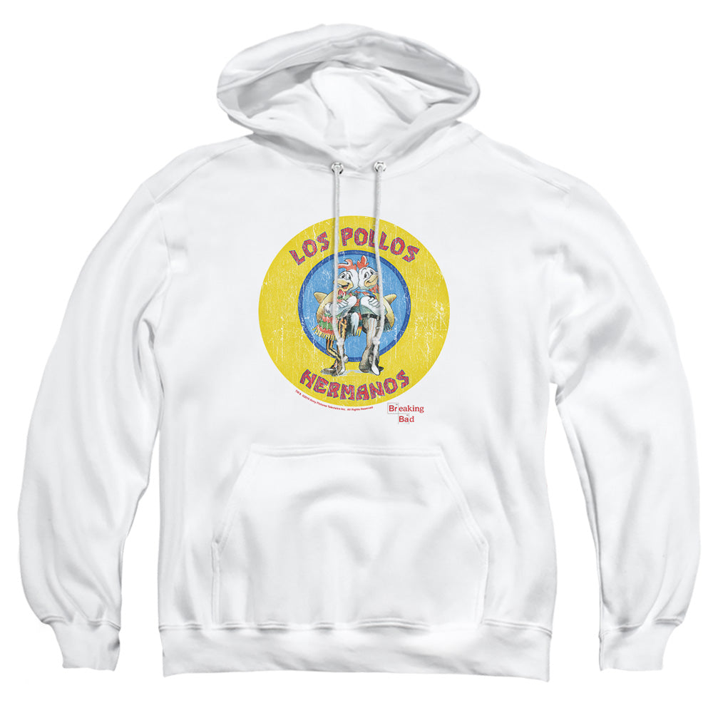 Breaking Bad Los Pollos Hermanos Mens Hoodie White