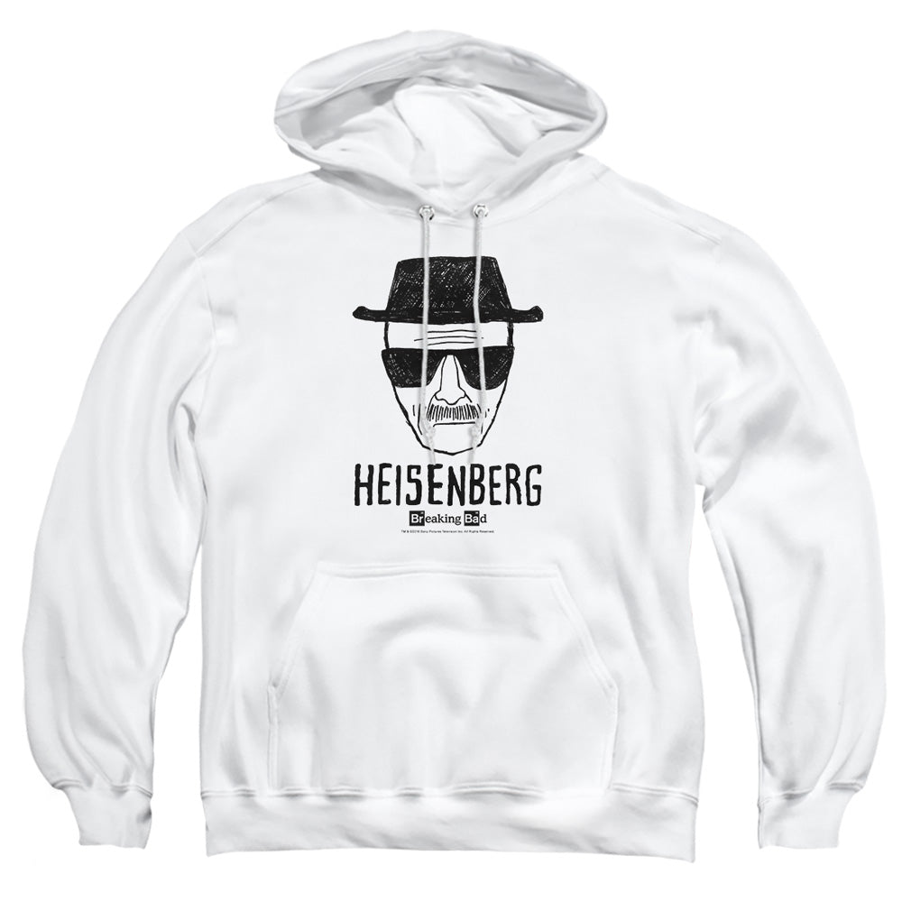 Breaking Bad Heisenberg Mens Hoodie White
