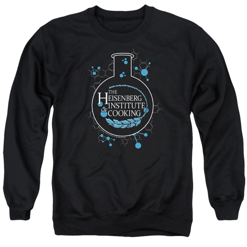 Breaking Bad Heisenberg Institute Of Cooking Mens Crewneck Sweatshirt Black Officially Licensed