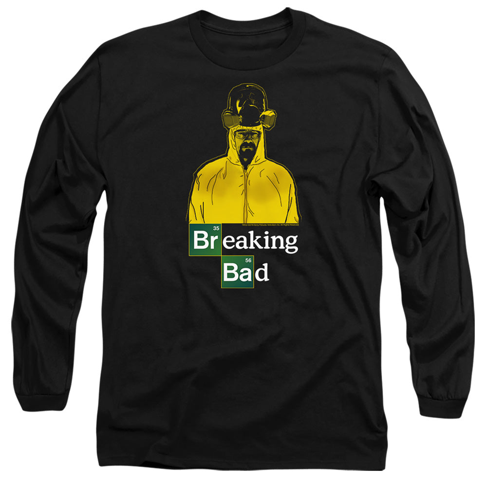 Breaking Bad Hazmat Mens Long Sleeve Shirt Black Officially Licensed