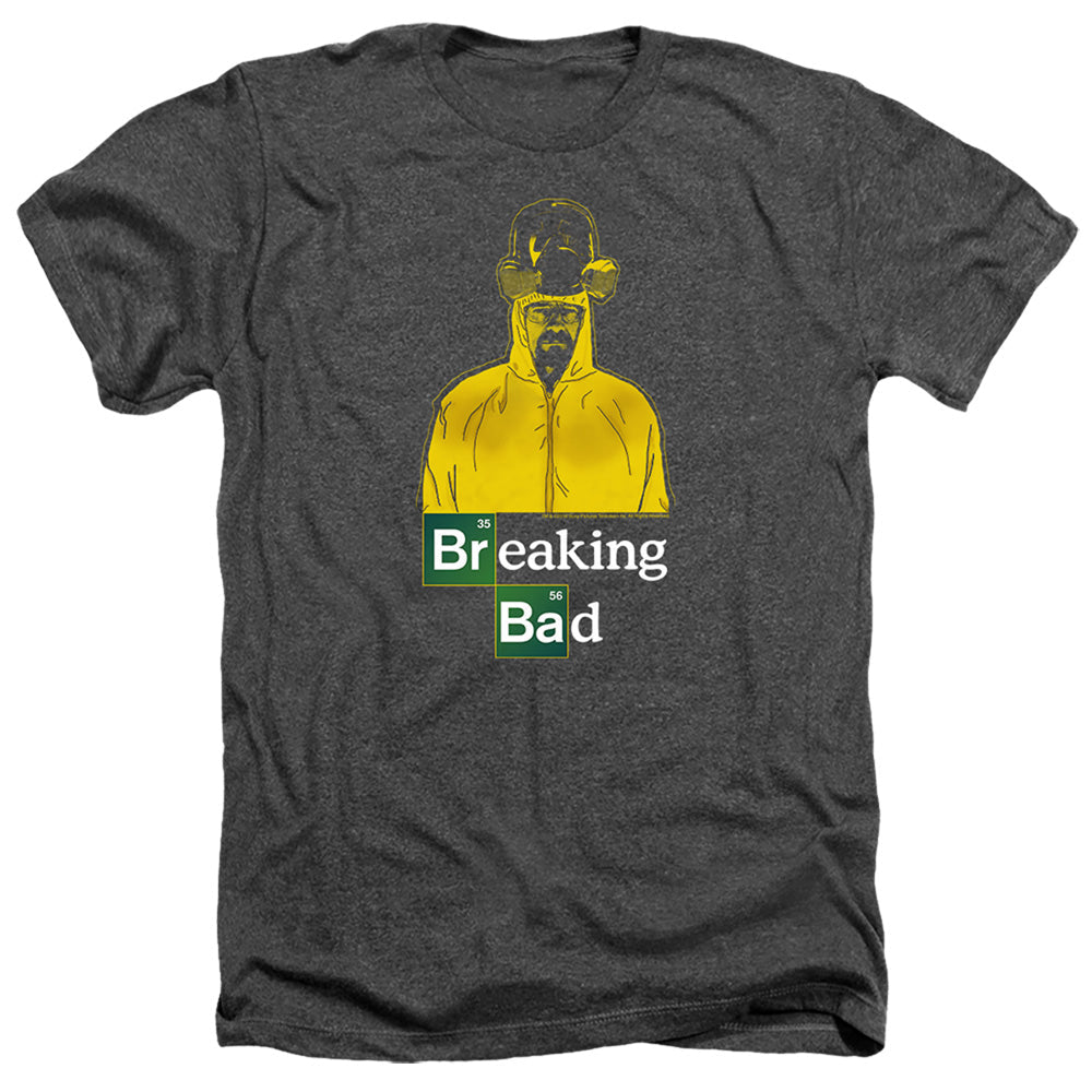 Breaking Bad Hazmat Heather Mens T Shirt Black