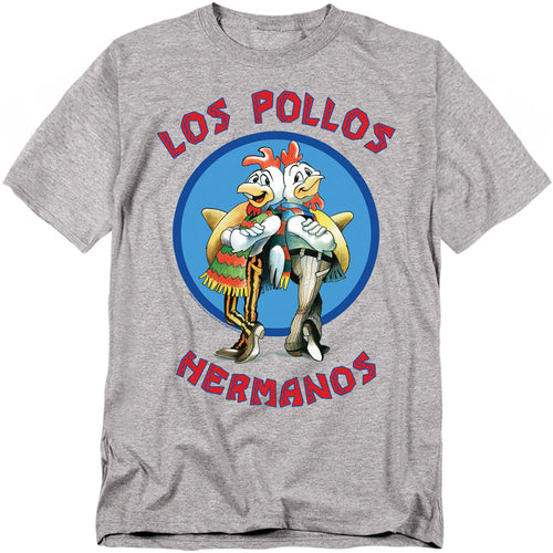 Breaking Bad Los Pollos Hermanos Mens T Shirt Athletic Heather