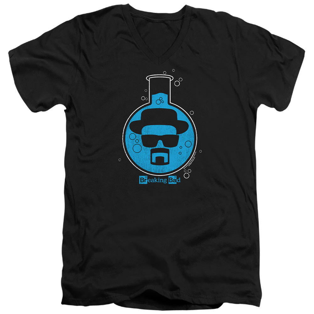 Breaking Bad Bad Breaker Mens Slim Fit V-Neck T Shirt Black