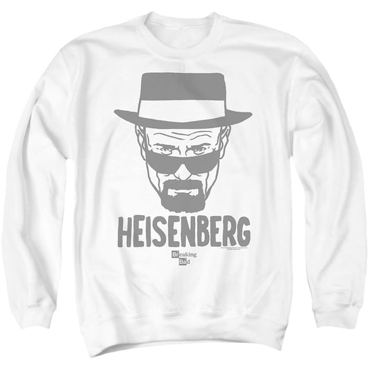Breaking Bad Heisenberg Drawing Mens Crewneck Sweatshirt White Officially Licensed
