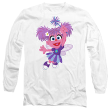 Load image into Gallery viewer, Sesame Street Furry Friends Forever! Abby Cadabby Mens Long Sleeve Shirt White Officially Licensed
