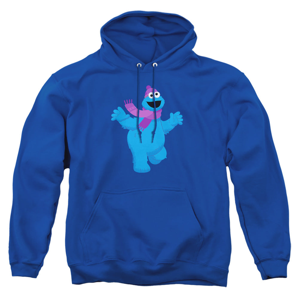 Sesame Street Furry Friends Forever! Cookie Monster Mens Hoodie Royal